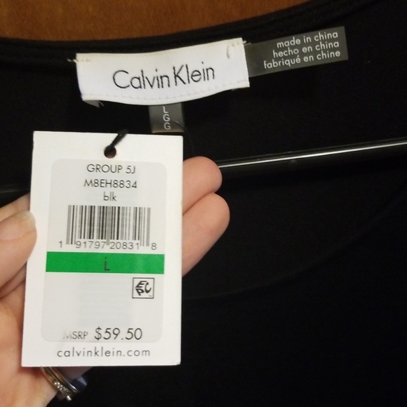 Calvin Klein Large Professional Blouse in Black - Picture 3 of 5